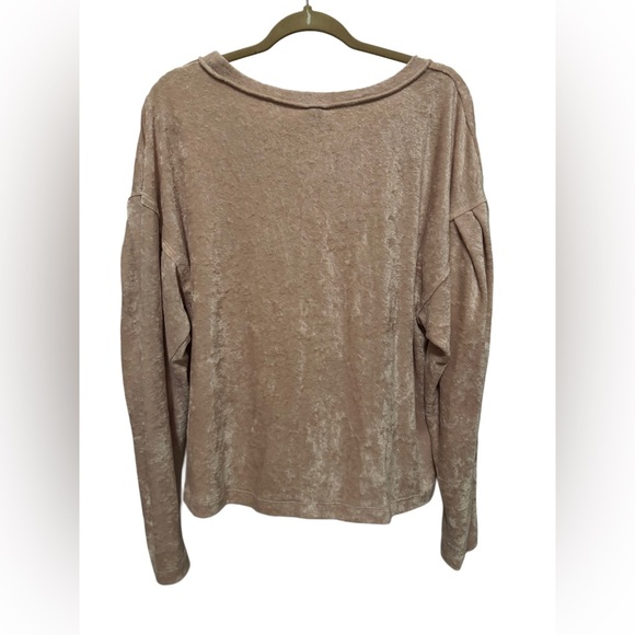 We The Free Blush Pink VelvetTop - Picture 4 of 5